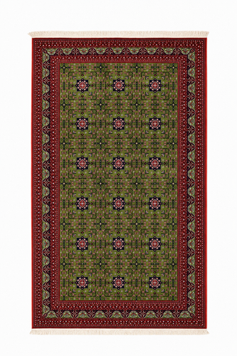فرش آرمانی کلکسیون فرح کد 1232 سبز – 1200 شانه تراکم 3600